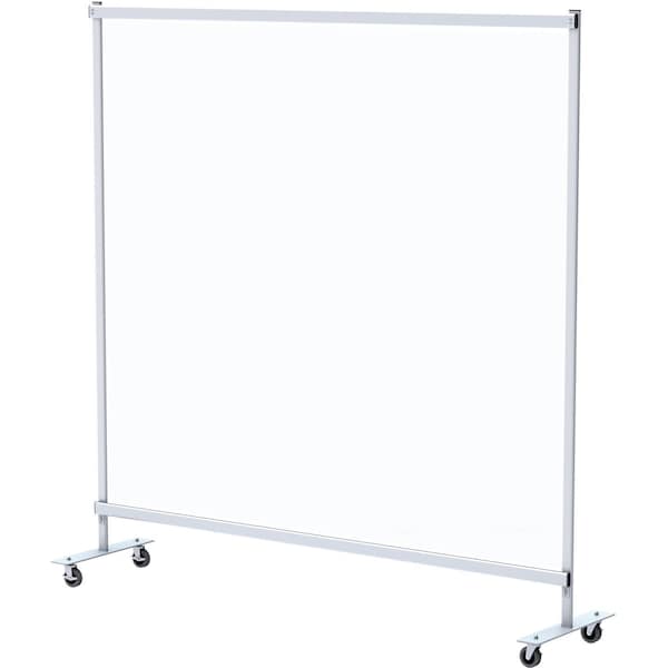 72W x 72H Mobile Clear Room Divider